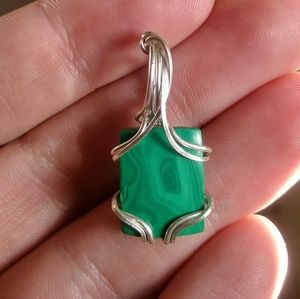 Malachite pendant